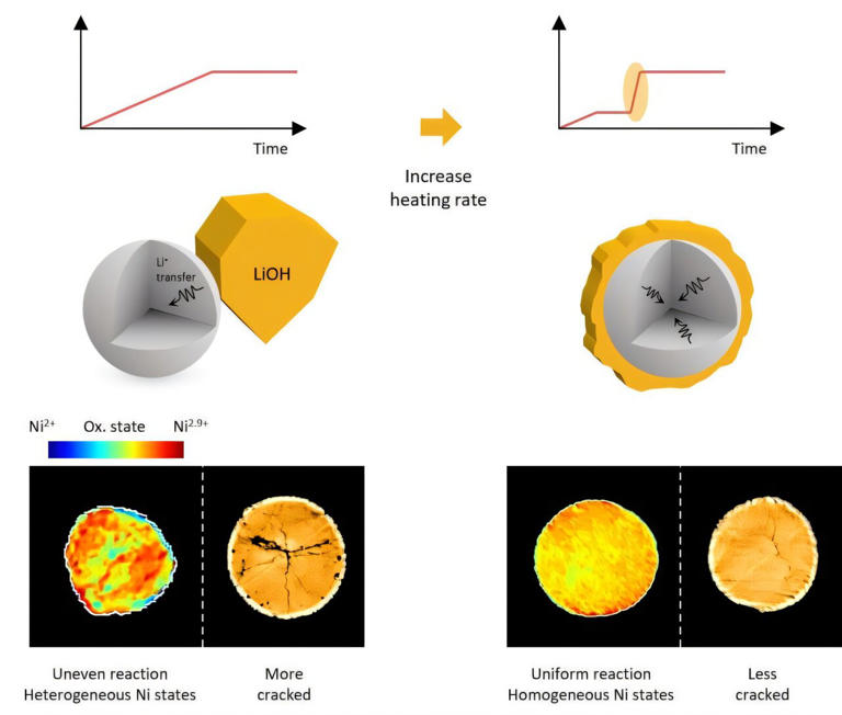 Adjusted heating process makes batteries last longer