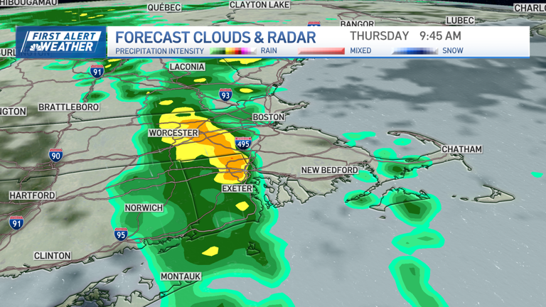 First Alert Thursday due to the threat of heavy rain in Greater Boston