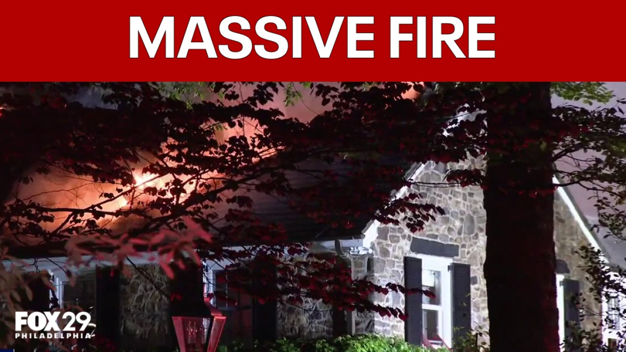 Villanova home destroyed in fire; family escapes blaze