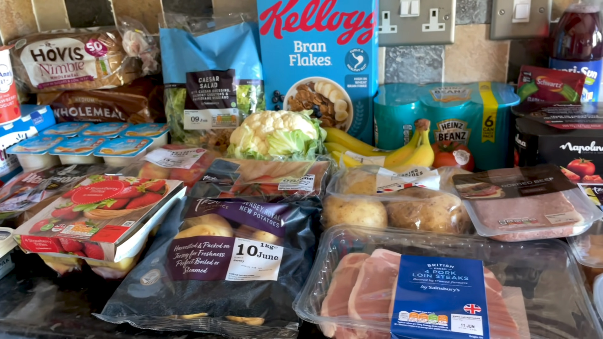 Affordable weekly grocery essentials and detailed price breakdown