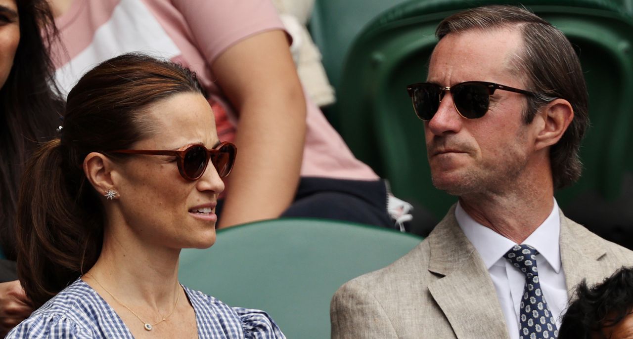 Pippa and James Matthews at Wimbledon