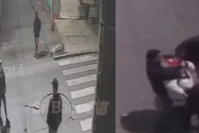 Video | Delincuentes atracaron y golpearon a un hombre en el sur de Bogotá