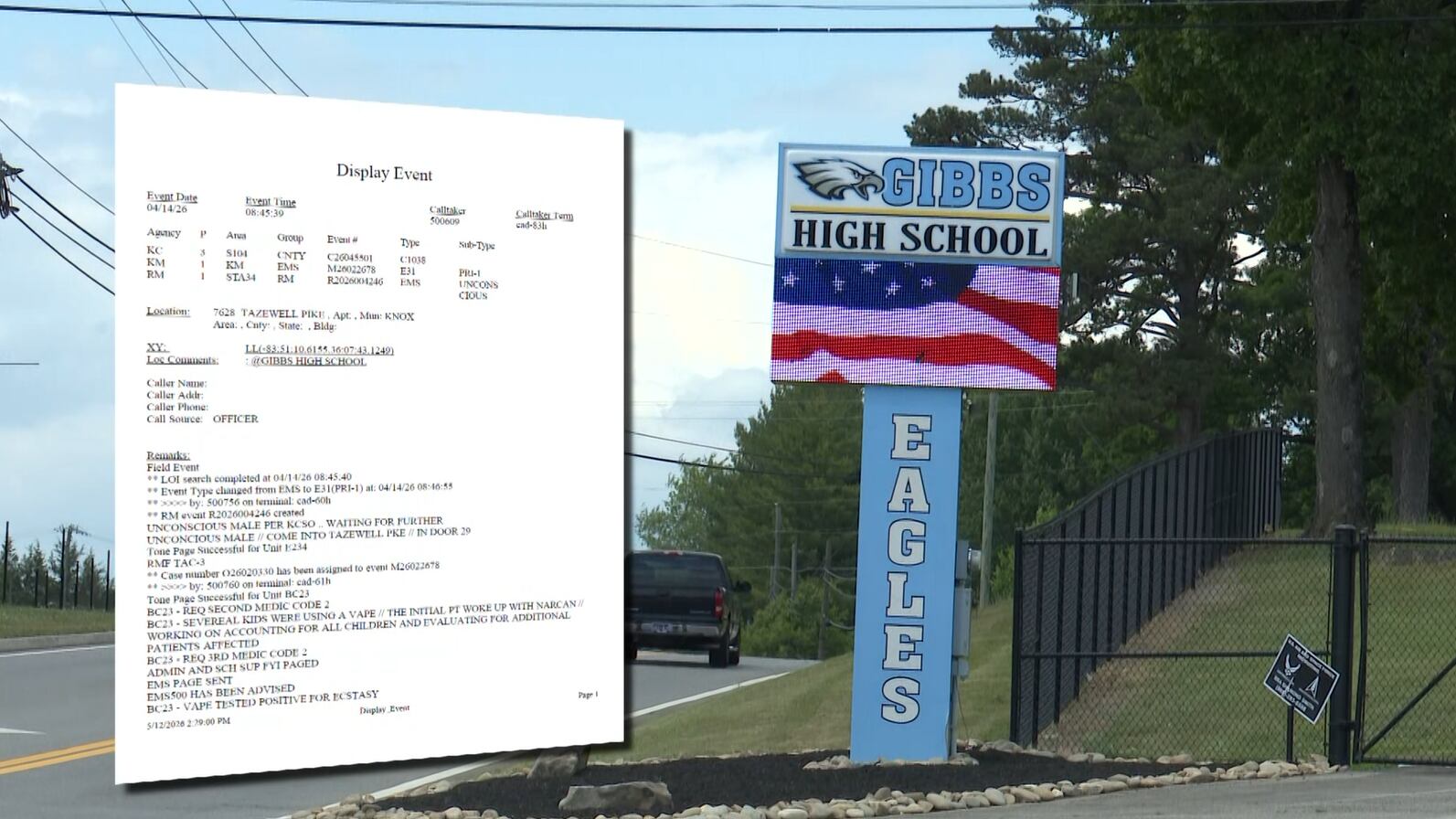 Documents reveal details of Gibbs High School vaping incident that sent ...