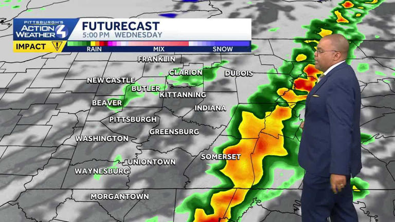 Pittsburgh-area forecast: Afternoon storms on Wednesday
