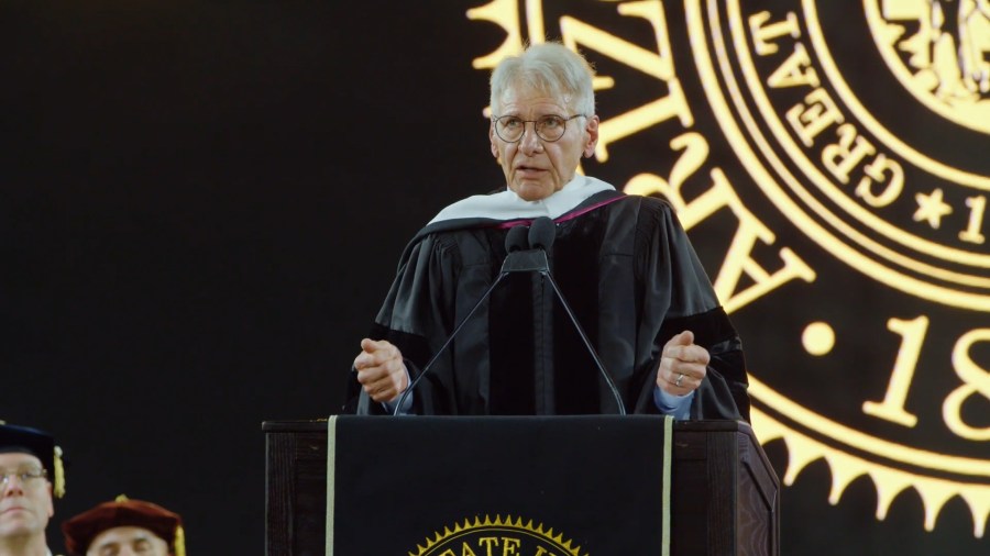 Harrison Ford’s rousing commencement speech goes viral: ‘The world my generation left you is a real mess’