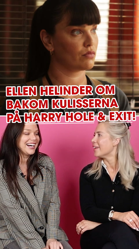 Ellen Helinder om relationen till Harry Hole och Exit-skådisarna!