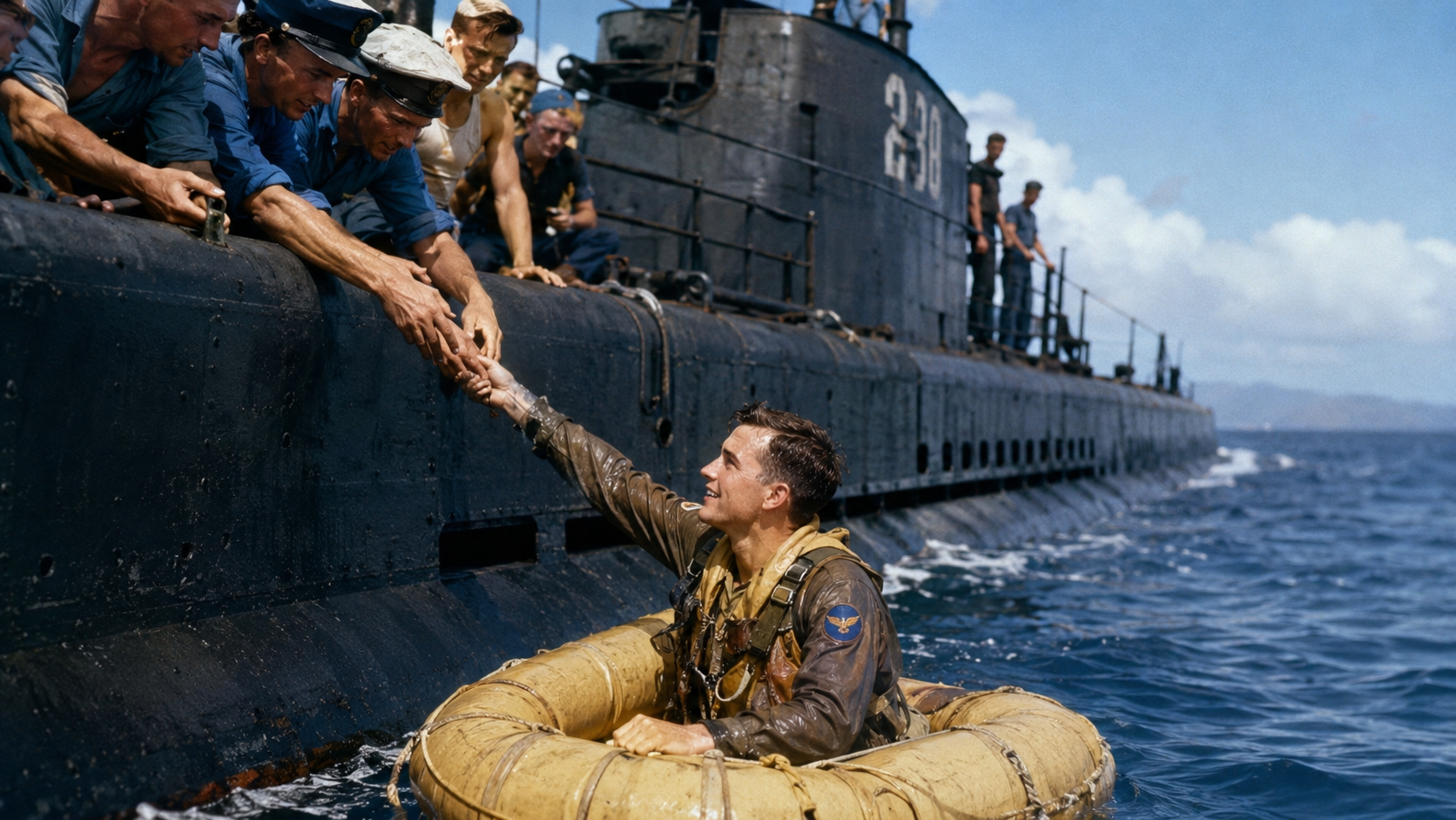 The secret US submarine rescue mission that saved a future president