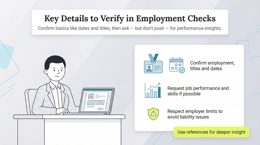 What is employment verification?