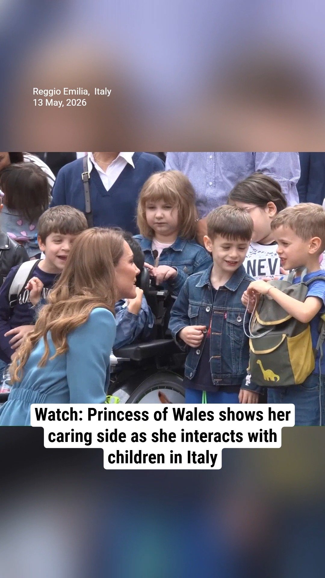 Watch: Princess of Wales shows her caring side as she interacts with ...