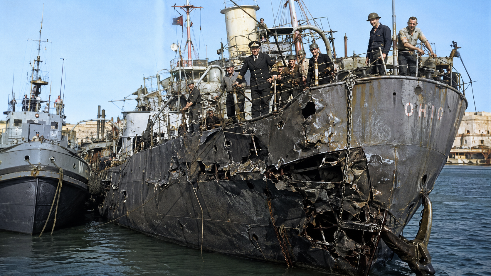 The broken tanker that reached Malta and saved the Allied war effort