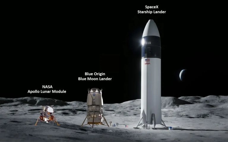 Blue Origin's lunar lander mockup is ready for NASA Artemis astronaut ...