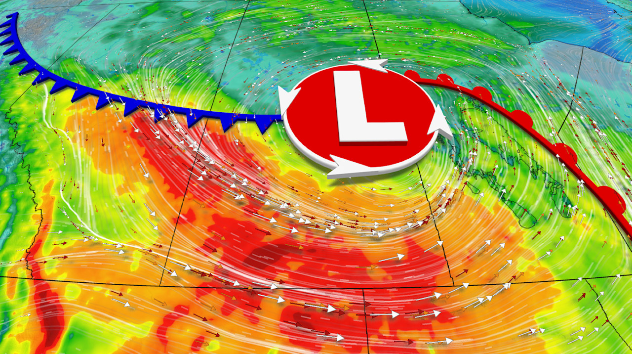 80-100+km/h: Damage potential with blustery winds on the Prairies