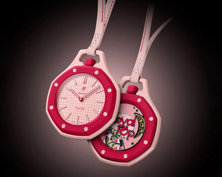 It sounds like the Swatch x AP Royal Pop is getting a strap after all