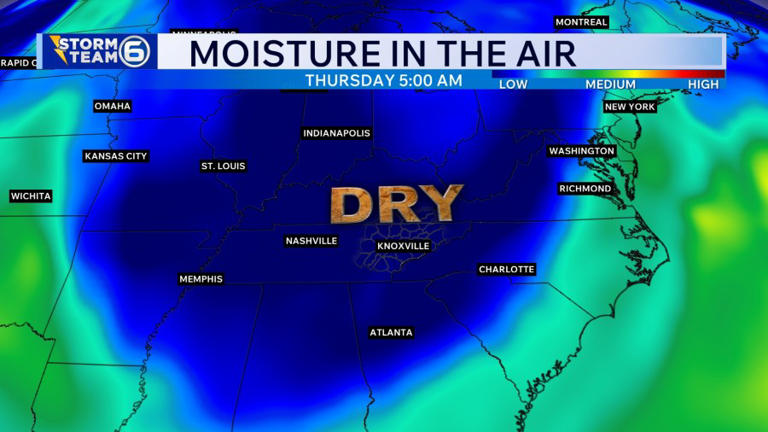 A dry and "cooler" Thursday ahead of a big warm-up for the weekend into ...