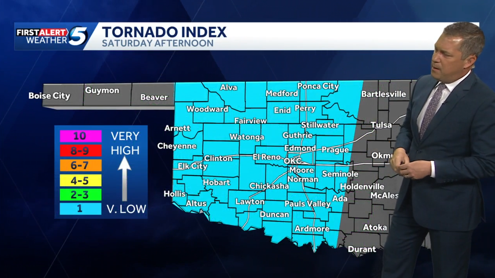 Timeline: Thursday starts 5 days of severe storm risk across Oklahoma