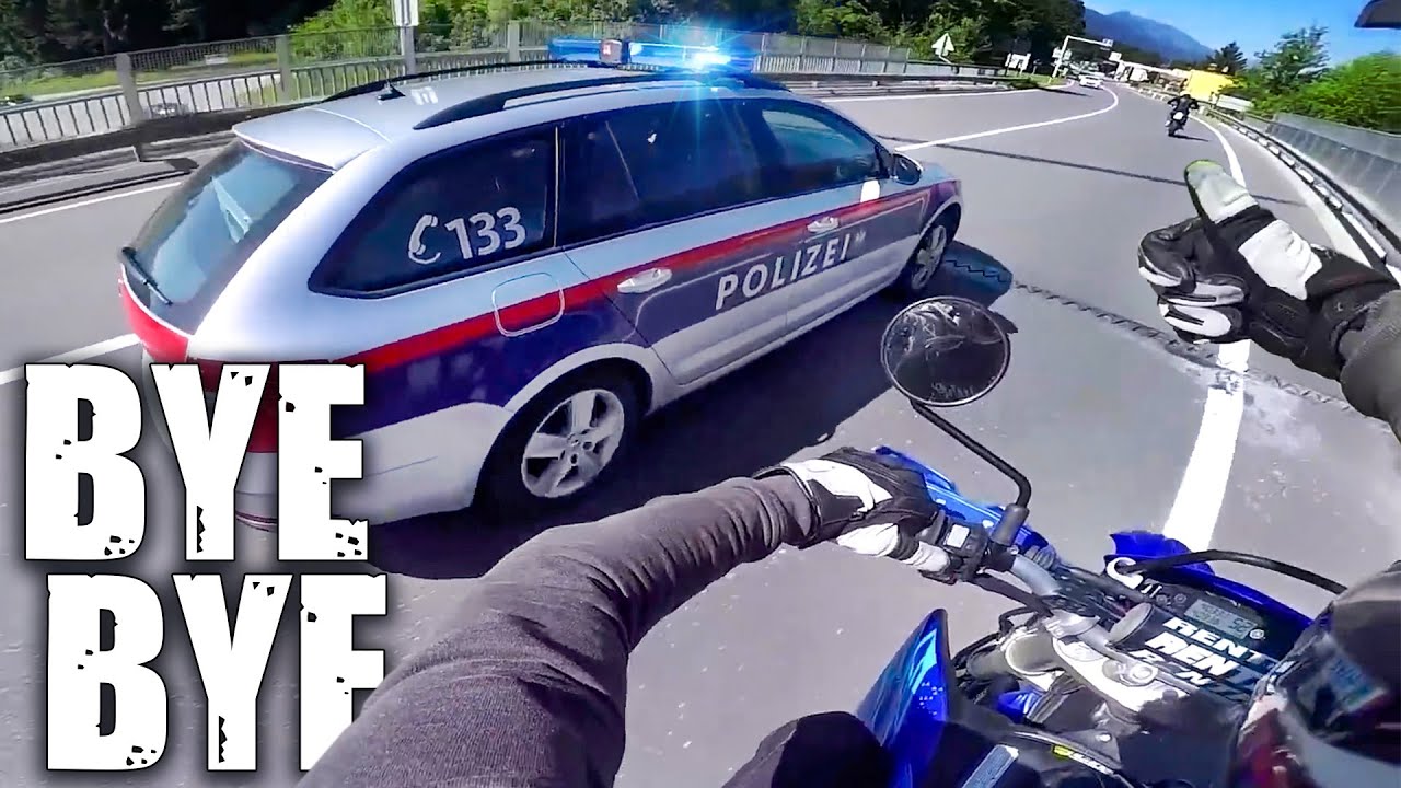 Police vs bikers: A wild showdown