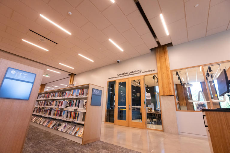 Gresham’s massive new library has a rooftop terrace, podcast studio ...