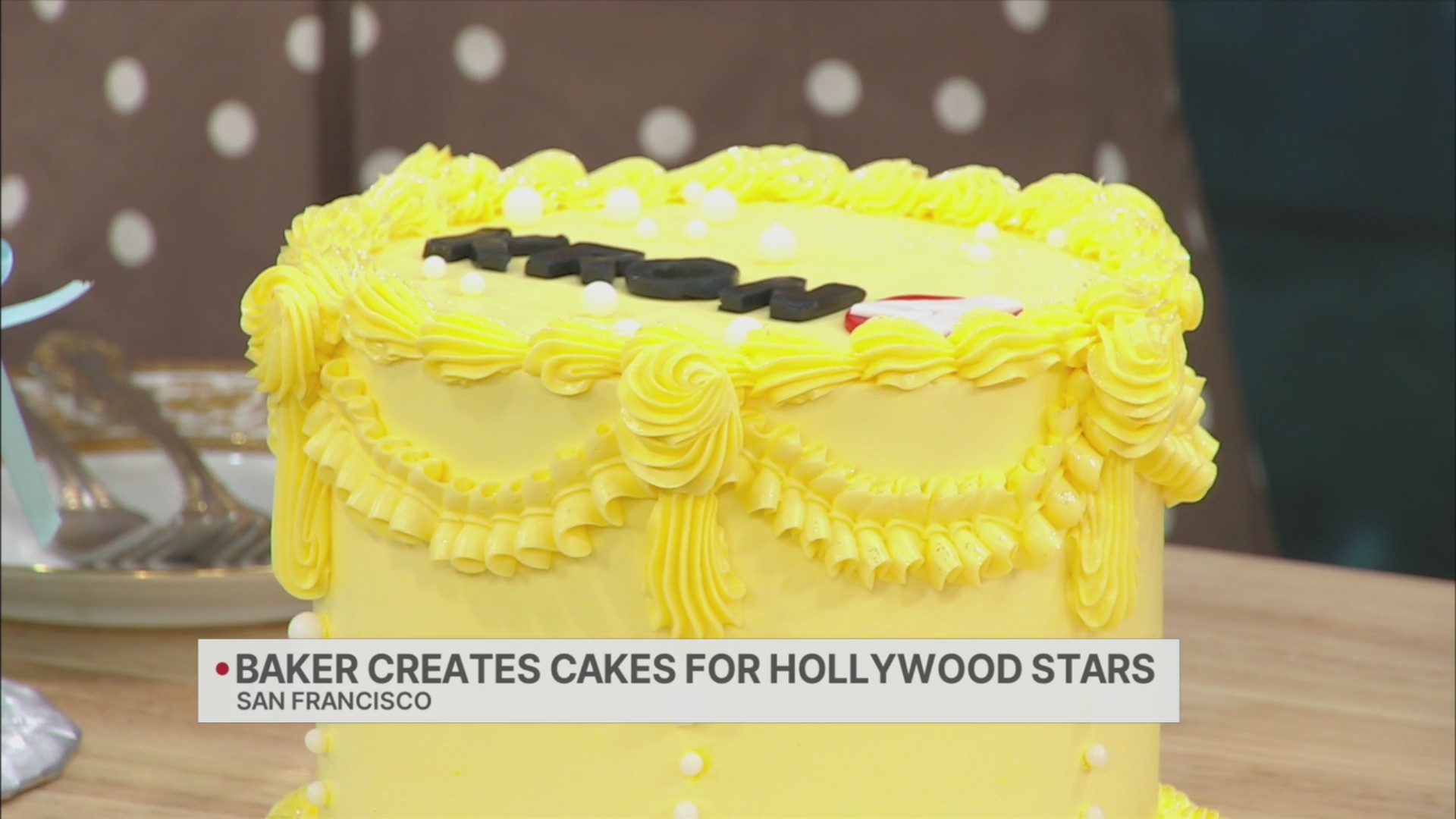 Local baker creates cakes for Hollywood stars