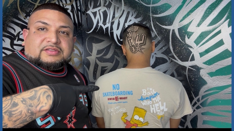 Fans flock to Boerne barbershop for Spurs-themed designs amid playoff ...