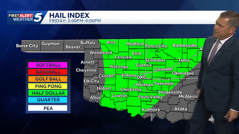 Timeline: Thursday starts 5 days of severe storm risk across Oklahoma