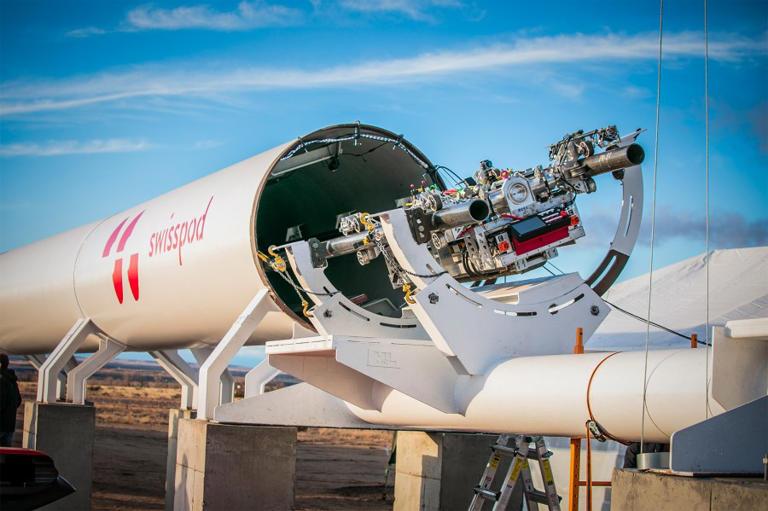 Third hyperloop speed record set in Pueblo