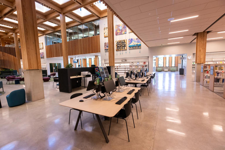 Gresham’s massive new library has a rooftop terrace, podcast studio ...