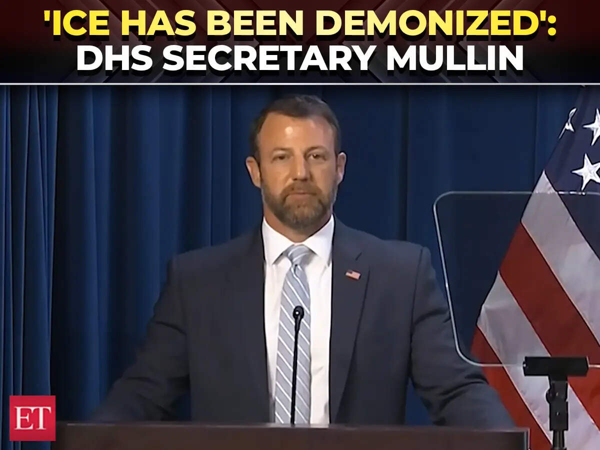 'ICE has been demonized...': DHS Secretary Markwayne Mullin at Police ...