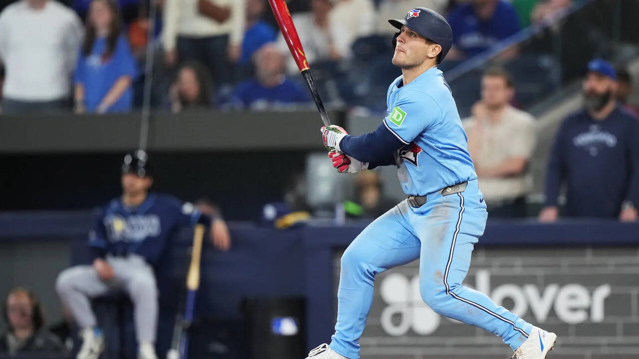 Daulton Varsho's grand slam in 10th inning secures Blue Jays' 5-3 win ...