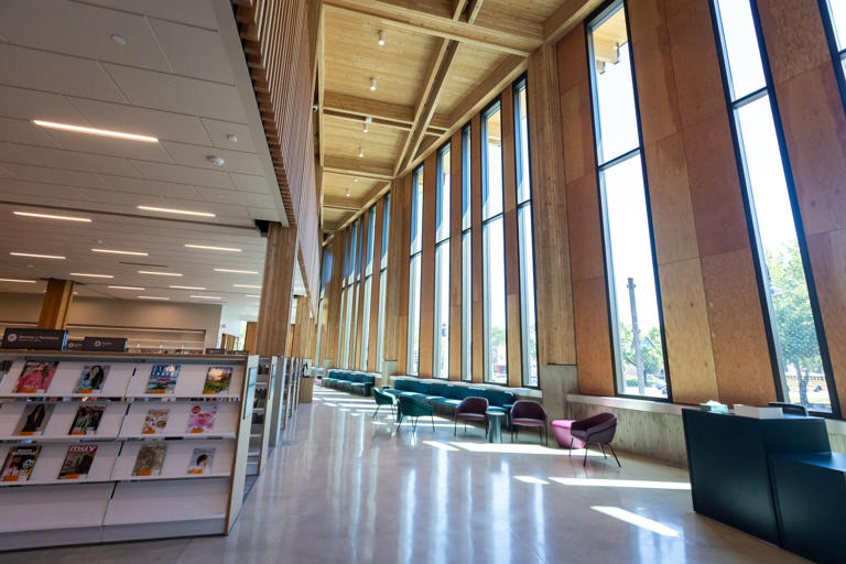 Gresham’s massive new library has a rooftop terrace, podcast studio ...