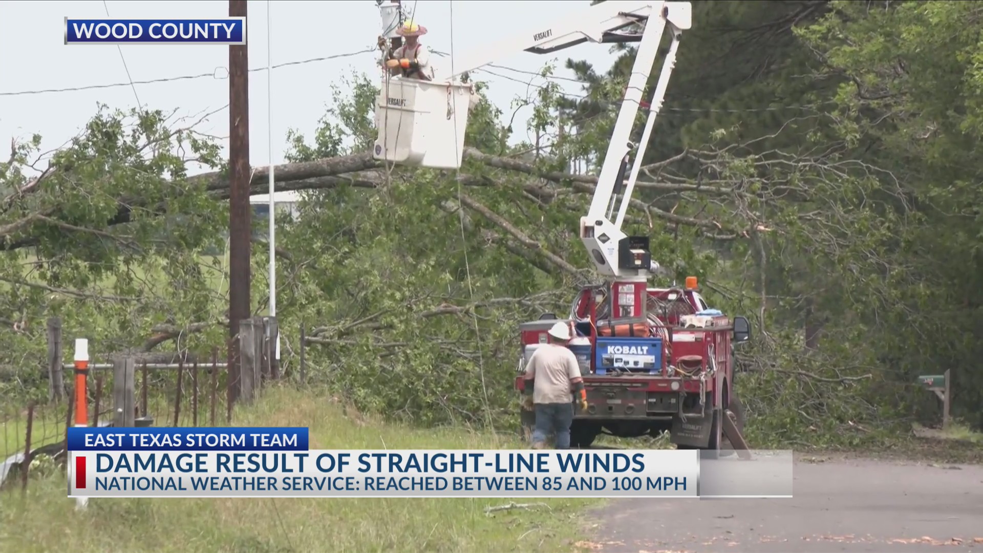 Wood County residents clean up after severe weather damage