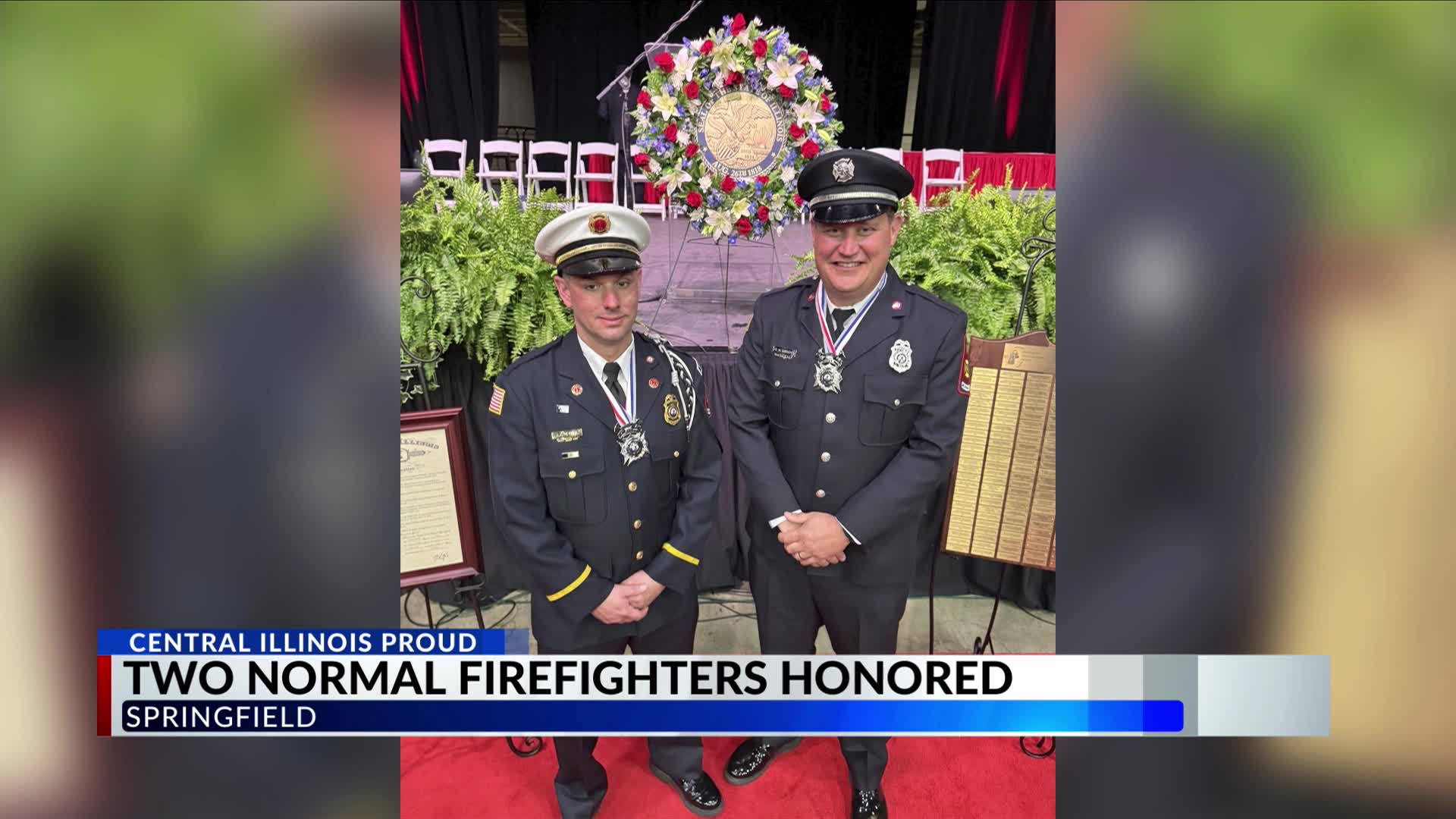 Two Normal firefighters honored