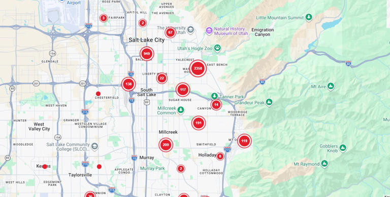 Thousands without power throughout Utah amid high winds