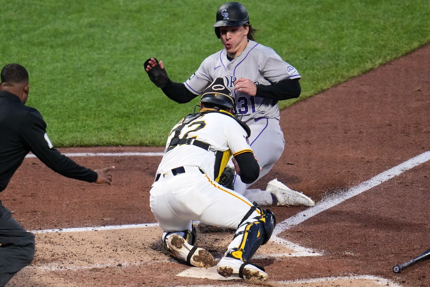Rockies' Jake McCarthy becomes first left fielder since 2013 to record ...