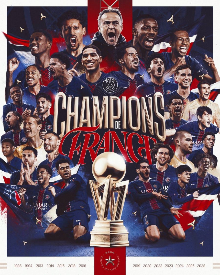 PSG derrotó 2-0 al Lens y se coronó pentacampeón consecutivo de la Ligue 1