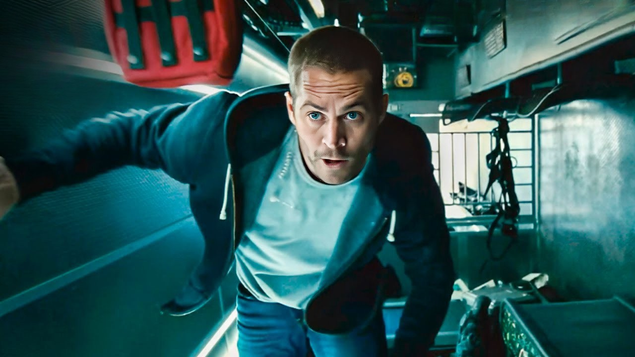 Bryan's insane truck jump (Paul Walker) Furious 7 4K HDR