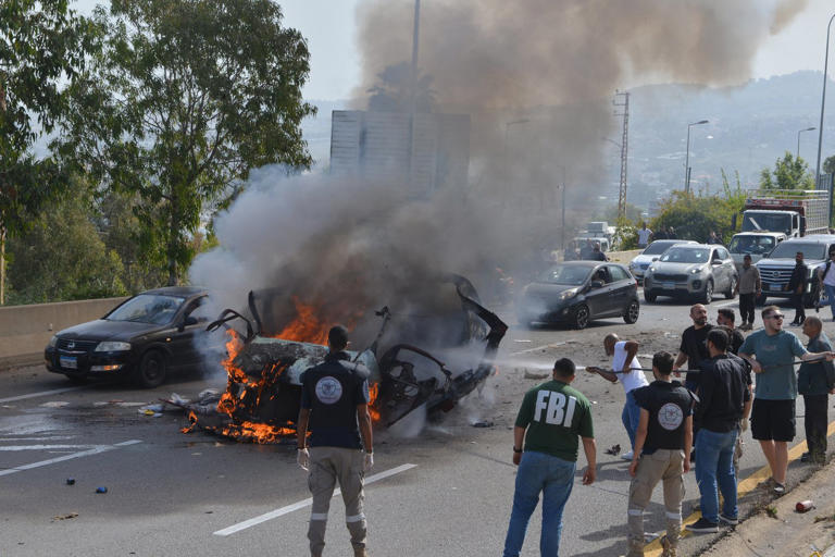 Israeli drone strikes on vehicles in Lebanon kill 12 people, including ...