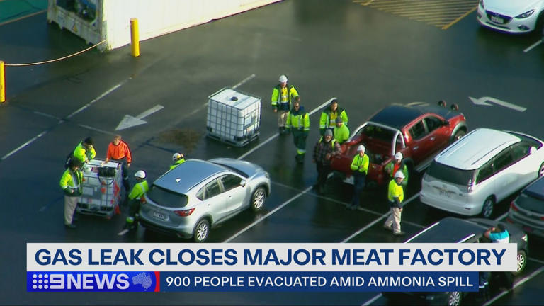 Nearly 900 people were evacuated from the building.