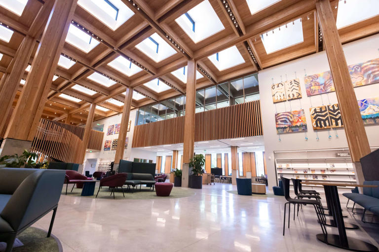 Gresham’s massive new library has a rooftop terrace, podcast studio ...