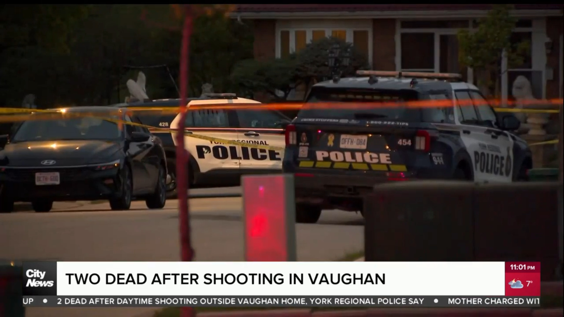 2 men dead after shooting outside Vaughan home