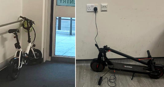 Metro can reveal the devices are being kept in staff rooms, corridors, and even toilet cubicles despite NHS rules banning them from all buildings