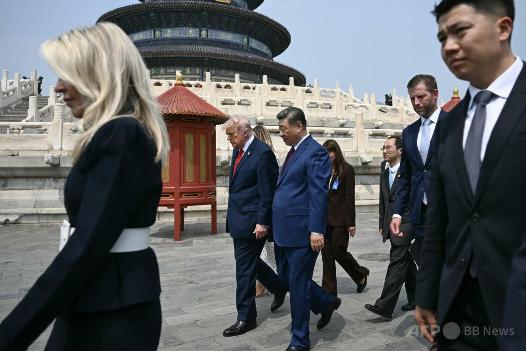 トランプ氏、習氏と天壇公園散策「中国は美しい」