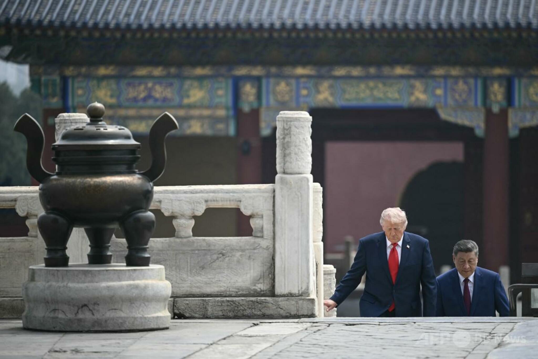 トランプ氏、習氏と天壇公園散策「中国は美しい」