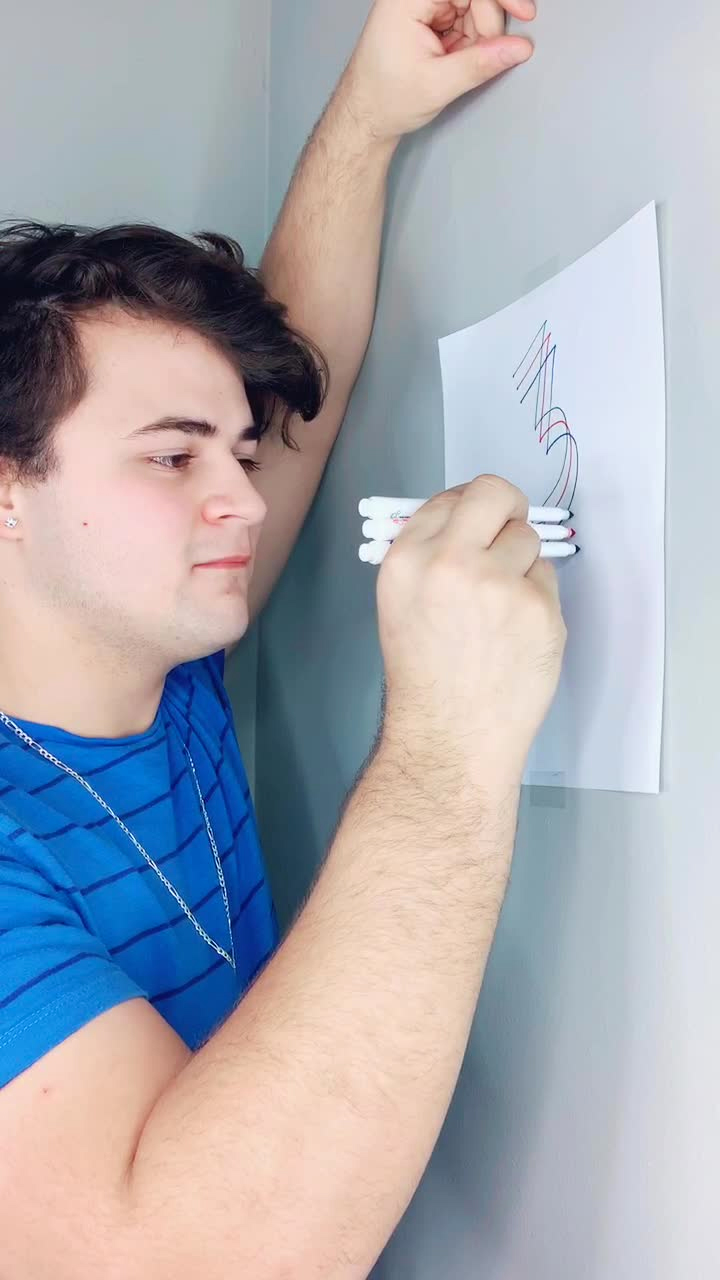 Cute marker art idea: Expressing love through 143 message