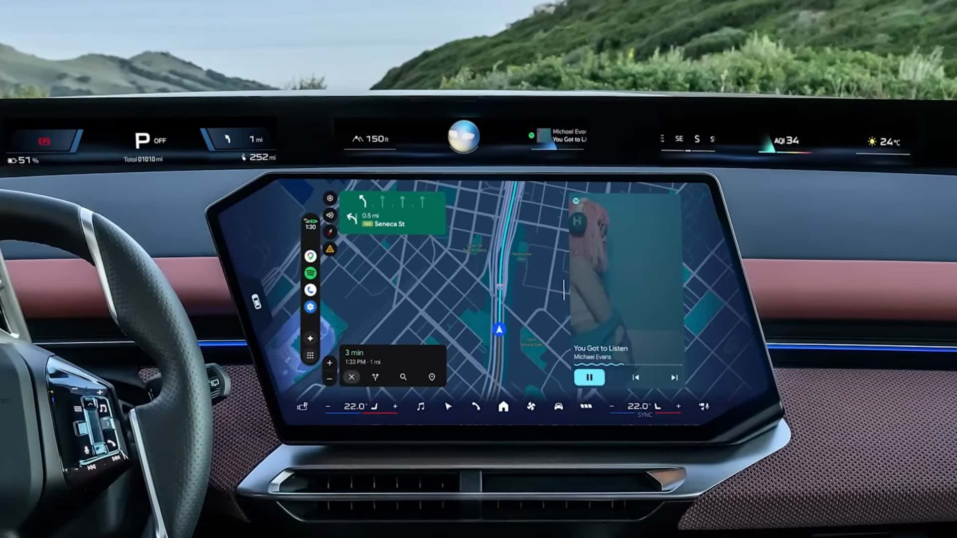 Android Auto’s massive update brings edge-to-edge maps to every car screen