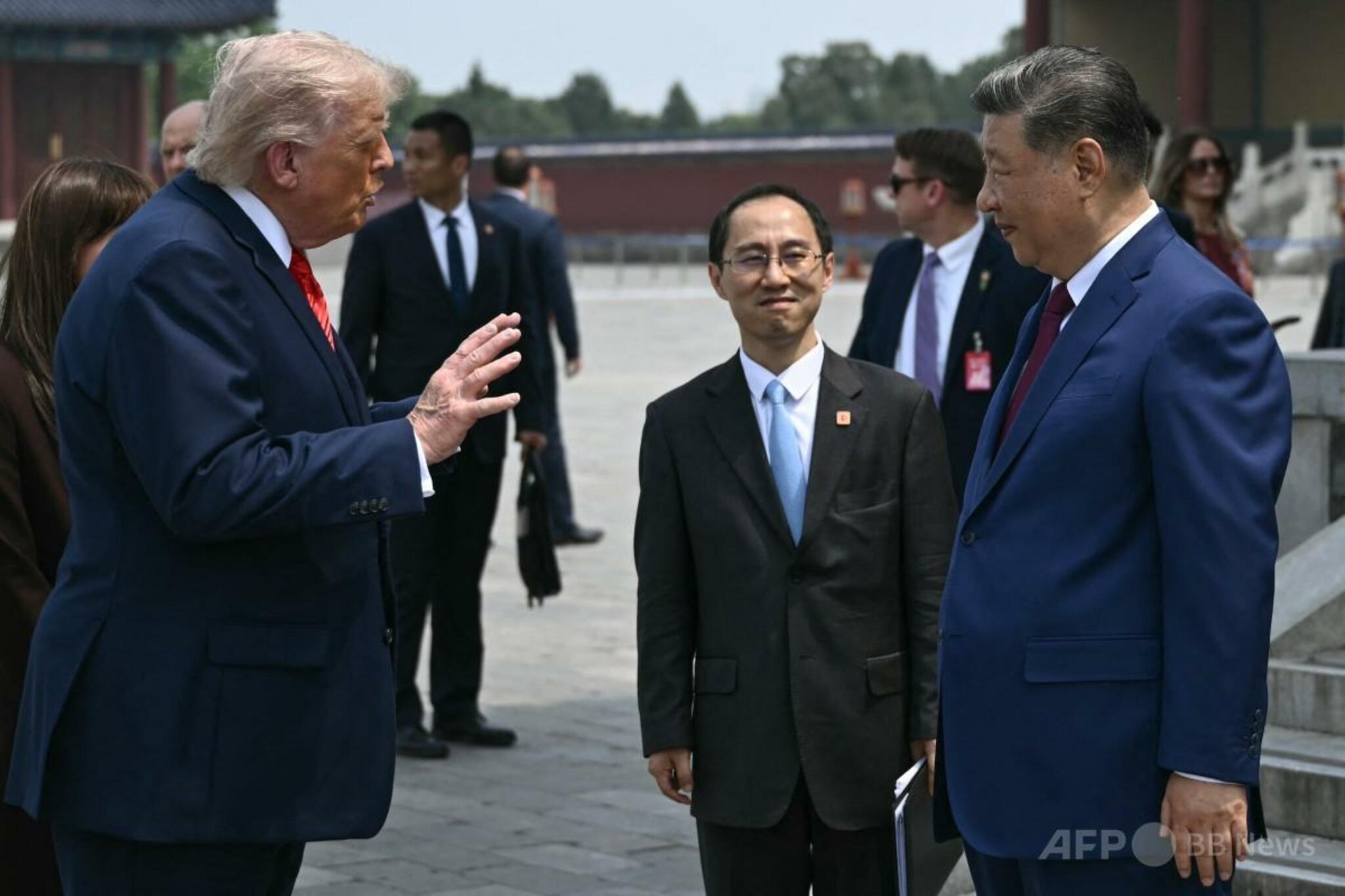 トランプ氏、習氏と天壇公園散策「中国は美しい」