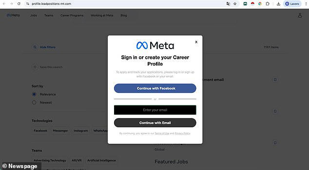 Fake AI job adverts from Meta and Spotify are catching out young ...