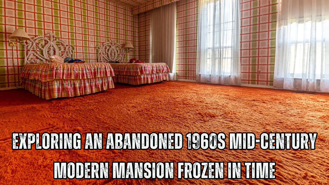 Abandoned 1960s mid century modern mansion exploration