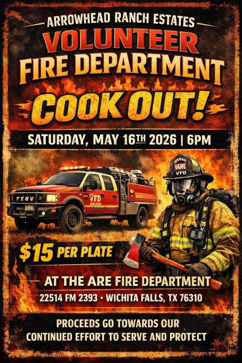 Arrowhead Ranch Estates Volunteer Fire Department to host fundraiser ...