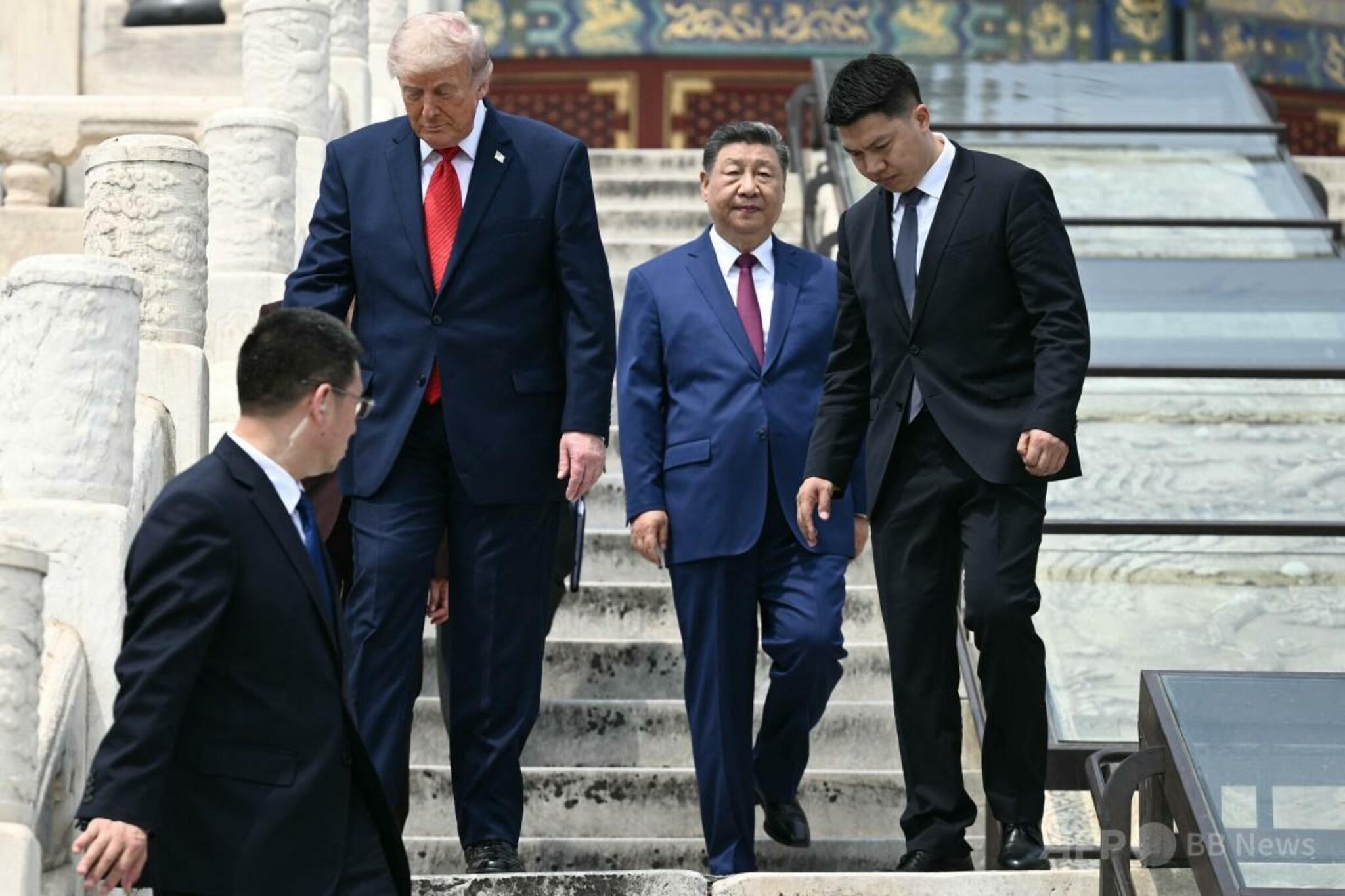 トランプ氏、習氏と天壇公園散策「中国は美しい」
