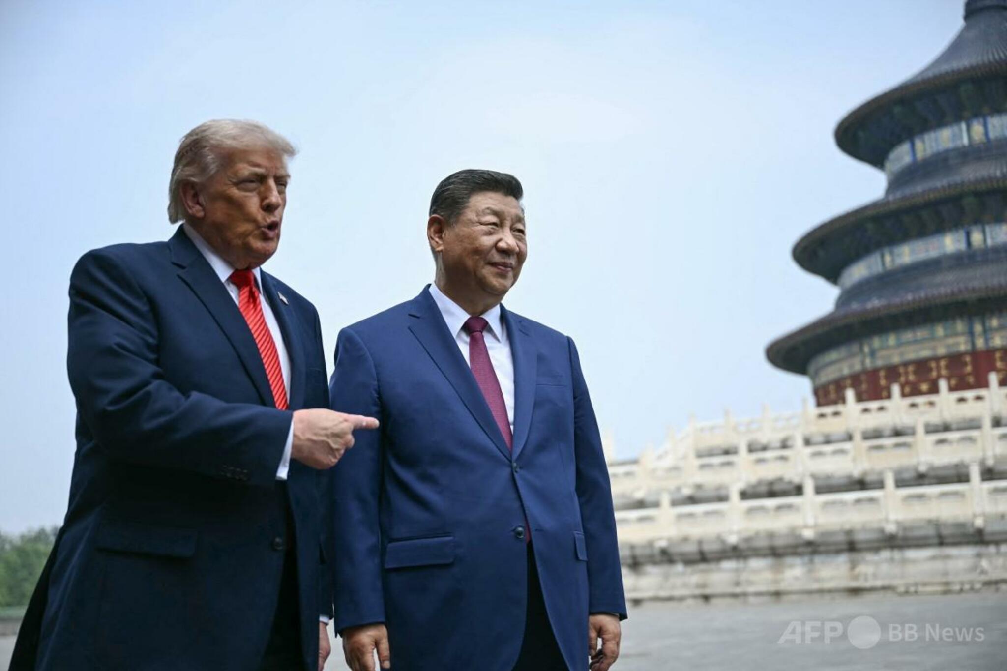 トランプ氏、習氏と天壇公園散策「中国は美しい」